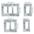 thumbnail image 2 of Yayeee Rocker Switch Wall Plate 2-Gang 4.7"x4.6" Home Decorative Outlet Cover, Blue Hydrangeas Pattern, 2 of 6