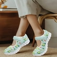 thumbnail image 4 of Psesaysky Cute Frogs Casual Shoes for Girls Women Lightweight Breathable Walking Shoes Hook & Loop Size 5.5-10, 4 of 7