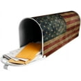 thumbnail image 6 of Retro American Flag Mailbox Cover Magnetic Post Box Covers Wraps Large Size 25.5x21 Inches for Garden Yard Decor, 6 of 7