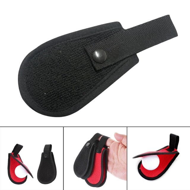 Toallitas Limpiadoras Portátiles para Pelotas de Golf perfecl negro