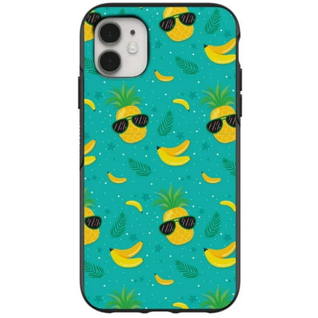 Cool Pineapple and Bananas Phone Case for iPhone 7 8 X XS XR SE 11 12 13 14 Pro Max Mini Note 10 20 s10 s10s s20 s21 20 Plus Ultra