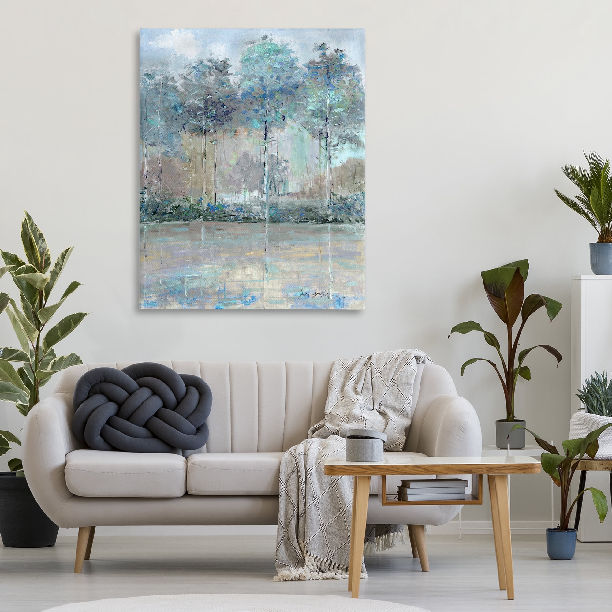 Stupell Industries Subdued Expression of Trees Canvas Wall Art, design by Sally Swatland