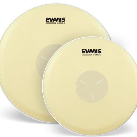 Evans Tri-Center Bongo Drum Head Pack, 7-1/4 and 8-5/8 Inch