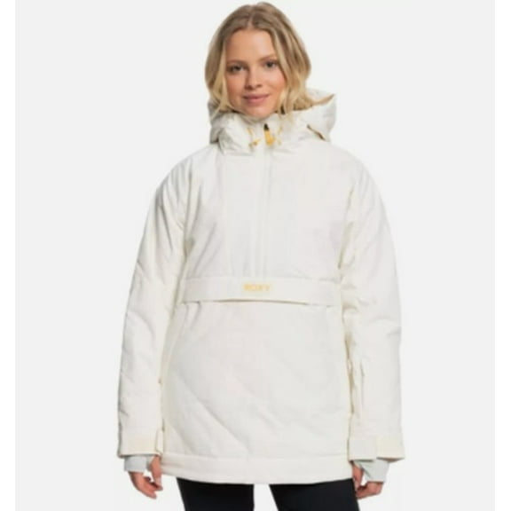 Roxy Women's Radiant Lines Overhead DryFlight Jacket, Egret, Size XS