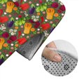 thumbnail image 5 of Honeii Begetable Pattern Bathroom Anti-Skid Pad Bathroom Mat Vintage Seamless Pattern Not-Slip Toilet Rug Set, 5 of 6