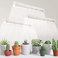 

T5 LED Grow Lights 1.4Ft 5000K Full Spectrum White Grow Lights for Indoor Plants Strip Greenhouse Succulent Seed Starting End-to-End Design()