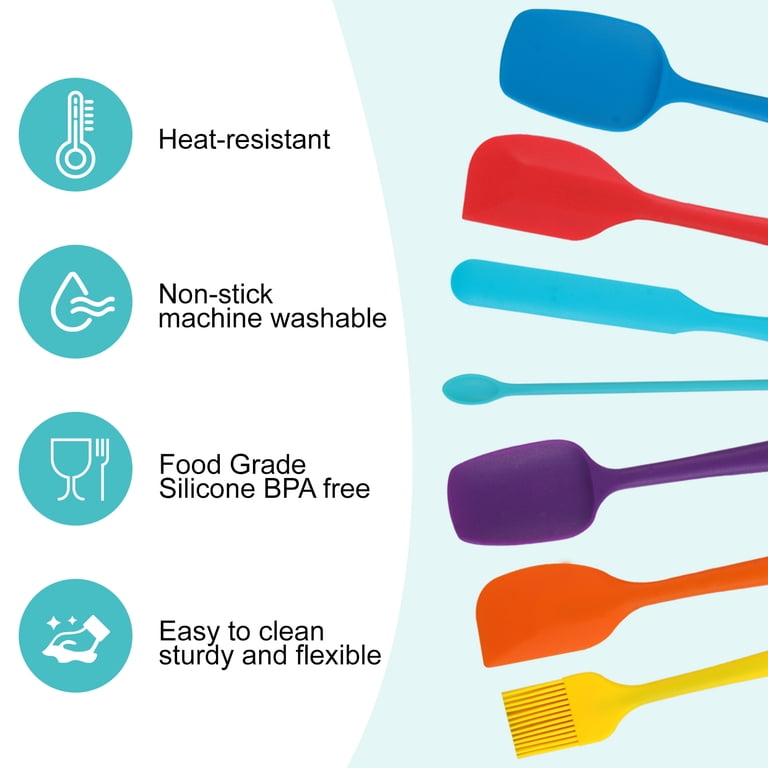 PECULA 7-Piece Silicone Spatula Set photo 5