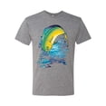 thumbnail image 2 of Mahi-Mahi Fish Catching Small Fish Animal Lover Mens Premium Tri Blend T-Shirt, Premium Heather, X-Large, 2 of 3