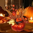 thumbnail image 6 of Blukids Mini Artificial Pumpkin for Spring Decoration,Faux Fall Flowers,Artificial Flowers for Home Halloween Thanksgiving Table Centepieces, Fall Outdoor Indoor Decorations(red), 6 of 6