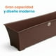 thumbnail image 5 of Jardinera Tipo Rattan Plástico Rectangular Maceta Jardín Exterior Interior, 5 of 10