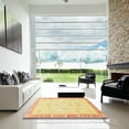 thumbnail image 6 of Ahgly Company Indoor Rectangle Abstract Orange Abstract Area Rugs, 4' x 6', 6 of 6