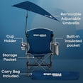 thumbnail image 4 of Sport-Brella Reclining Beach Chair, Midnight Blue, 4 of 4