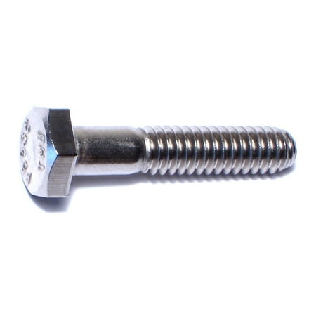 

1/4 -20 x 1-1/4 18-8 Stainless Steel Coarse Thread Hex Cap Screws (16 pcs.)