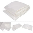 Clear Polythene Plastic Sheeting Garden Diy Material Cover For
