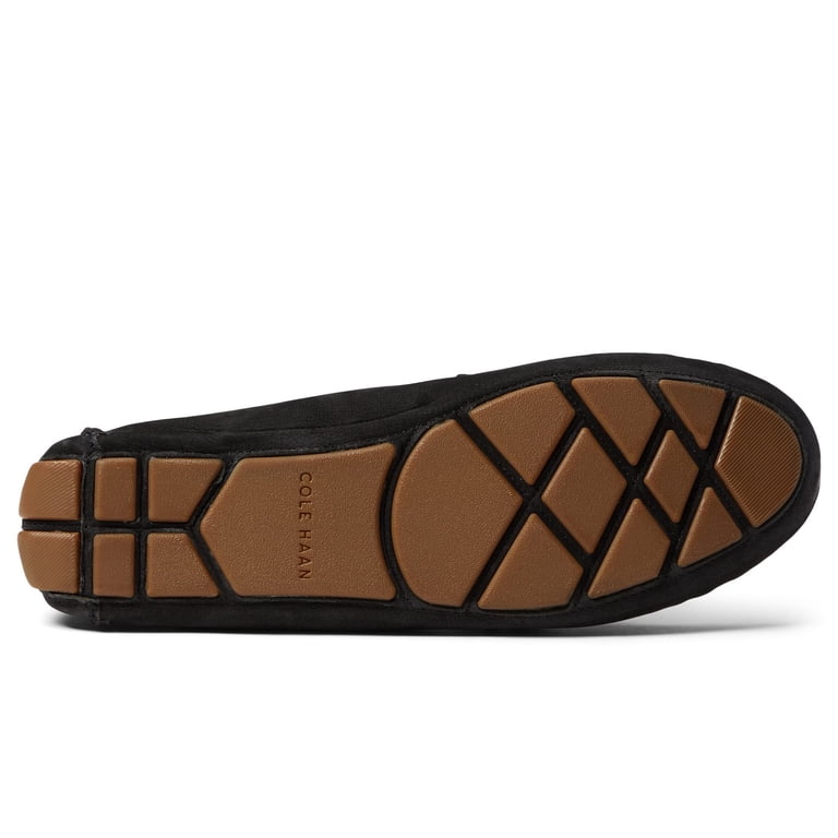 Cole Haan Evelyn Bow Driver (Womens, Black Nubuck (Akuya), 6.5