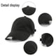 thumbnail image 3 of Gorra de béisbol sólida de primavera y verano para hombres y mujeres, gorra de lengüeta de pato suave negra, 3 of 6