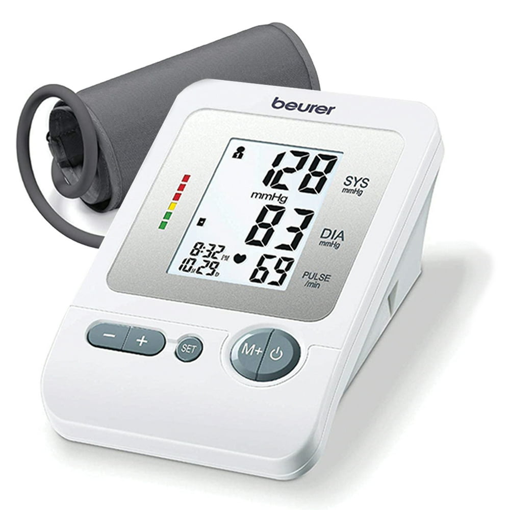 Beurer Upper Arm Blood Pressure Monitor, Large Cuff 4 Users