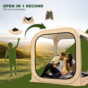 ABORON Sports Tent Pop Up Pod, Instant Weather Proof Pop Up Tent Shelter with Carry Bag, Clear View Bubble Tent for Watching Sports Events, Camping, Fishing, Portable & Foldable