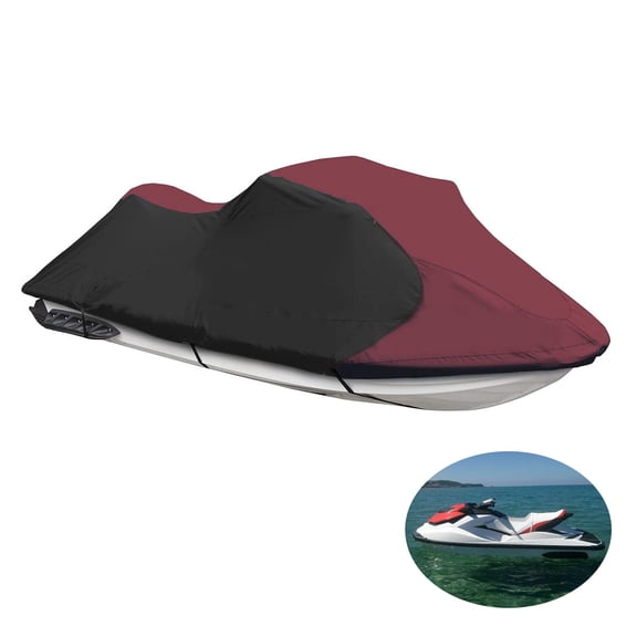 Genrics Waterproof Marine Grade 600D Heavy Duty Polyester PWC Cover Trailerable Jet Ski