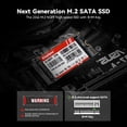 thumbnail image 2 of SSD KingSpec serie NT de 2 TB M.2 2242 SATA 6 Gb/s, 2 of 6