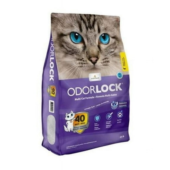 Intersand America 777979213259 25 lbs Odorlock Lavender Cat Litter