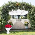 thumbnail image 3 of Maceta para plantas de boda, estilo europeo, con pedestal alto, para escenario y camino, 3 of 5
