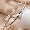thumbnail image 2 of Greenlifestyle@US Cuff Bangle Adjustable Bracelet, 925 Sterling Silver, 2 of 6