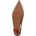 thumbnail image 5 of Franco Sarto Women's Marlow Slingback Kitten Heel Pump Acorn Brown Leather 10M, 5 of 5
