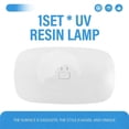 thumbnail image 4 of Resin UV Lamp, 48W Fast Curing UV/LED Resin Lamp with 30Pcs Dual Lightsource Lamp Beads for UV Resin, 4 of 5