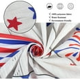 thumbnail image 5 of Happy Fourth of July Gnomes Shower Curtain, President''s Day Independence American Flag Blue Red Stars Patriot Wooded Bathroom Curtain Waterproof Fabric with 12 Hooks, 5 of 6