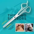 thumbnail image 4 of HHBEAUTY Black Stainless Steel Hair Cutting Shears Set, Thinning Scissor, Comb - Barber Kit for Women/Men/Kids, 4 of 9