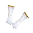 thumbnail image 4 of HLONK 100 Pcs Plastic Hand Flagpole Solar Light Small US Flags Sticks Holder Poles White, 4 of 8