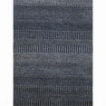 thumbnail image 3 of Pasargad Home Transitiona Collection Hand-Kontted Silk & Wool Area Rug, Navy & Light Blue - 3 ft. 2 in. x 5 ft. 2 in., 3 of 3