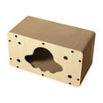 thumbnail image 1 of Cat Scratching Pad House Bed Recyclable Corrugated Material Hollowed Out Pattern AIR VEHICLE 55x30x28cm, 1 of 9