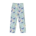 thumbnail image 4 of Kdxio Colorful Butterfly Print Men's Sleep Pajama Pant Lounge Pants with Pockets, 4 of 8