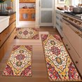 thumbnail image 2 of Farmhouse Kitchen Rugs Set 3 Piece, Boho Kitchen Mats for Floor, Non-Slip Kitchen Rug Waterproof Mats for Kitchen, Runner Rugs for Hallway Laundry Holiday Sink Decor, 2 of 12