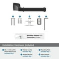 thumbnail image 5 of Amerock Revitalize Matte Black Single Post Toilet Paper Holder, 5 of 8