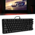 thumbnail image 1 of Gaming Keyboard, Ultra-Slim Full Size 87 Keys Mechanical Keyboard Ergonomic Design  For Laptop For Computer For Desktop Black, 1 of 8