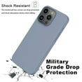 thumbnail image 4 of iPhone 15 Pro Max Phone Case with Screen Protector, Liquid Silicone Case Cover for Apple iphone 15 Pro Max, Ebizware Full-Body Protective Case Shockproof Cover with Microfiber Lining (Gray), 4 of 9