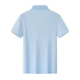 thumbnail image 7 of UVEASISHA Women's Sports Polos Shirts Cool Performance Tennis Polos Quick Dry Active Tops Lightweight Short Sleeve Golf Polos Light Blue L, 7 of 7