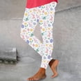 thumbnail image 4 of Cutuoiiu Womens Fashion Easter Themed Leggings Rabbit Print High Waist Casual Trousers for Holiday Gifts, 4 of 6