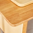 thumbnail image 4 of Chinese Style Solid Wood Dining Table With Amplification, Wooden Desk For Various Rooms, Easy Installation Required Modern Desk, Country Retro Design Office, Living Area, Quick Setup, 4 of 6