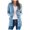 Blue, variant on Vedolay Womens 2023 Jackets Women's Casual Office Long Sleeve Open Front with Button Suit Jacket,Beige One Size