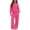 Hot Pink, variant on Miqool Girl's Lounge Sweat Sets Fleece Full Zip Sweatshirts and Sweatpants Sweatsuit 2 Piece Outfits Fall Matching Tracksuits