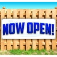 thumbnail image 1 of Now Open 13 oz Vinyl Banner With Metal Grommets, 1 of 4