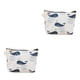 thumbnail image 4 of Minnieouse ¡Novedad de 2020! Mini monedero de lona con animales frescos pequeños, monedero con cremallera, billeteras para regalo ballena 2piezas Minnieouse CBP007323, 4 of 5