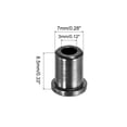 thumbnail image 2 of Guitar String Ferrules Through Body 1/8" Black for Electric Guitar 6 Pack, 2 of 5