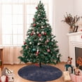 thumbnail image 7 of Rateoe Sunflowers Print Christmas Tree Skirt 48" for Xmas Holiday New Year Party Circle Tree Mat Ornaments Decoration, 7 of 7