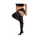 thumbnail image 1 of Chenchen Plus Size Thigh High Stockings, Semi Sheer Stay Up Lingerie Lace Top Pantyhose for Curvy Women, 1 of 1