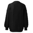 thumbnail image 3 of Vedolay Casual Tops for Women Casual Jacket Solid Double Fashion Open Front Suit Jacket,Black S, 3 of 4